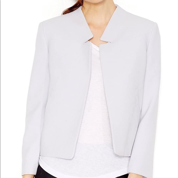 NWT Rachel Roy Cropped Modern Black Zip Blazer - Picture 14 of 14
